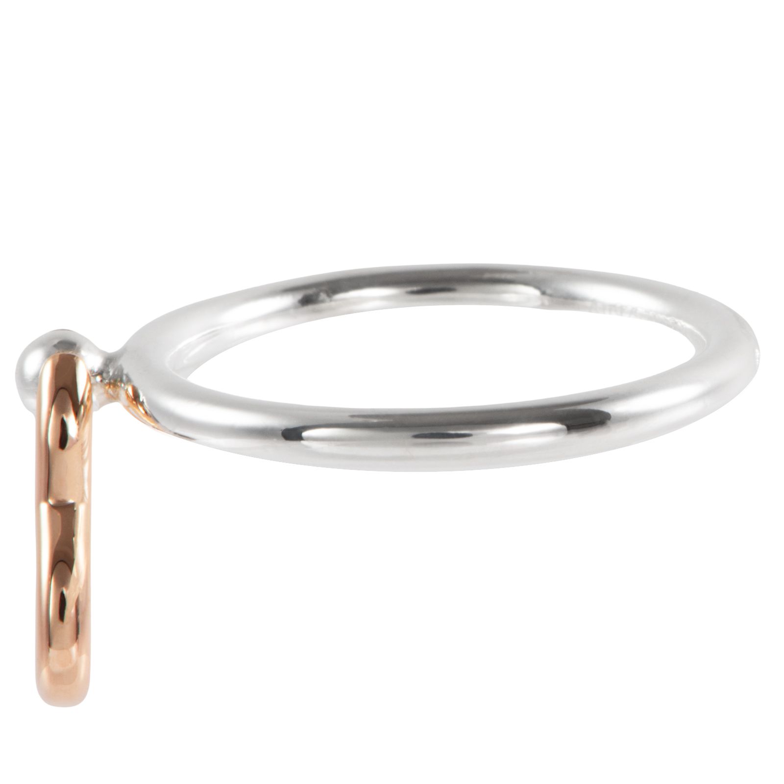  HERMES エルメス シェーヌダンクル ハート リング 指輪 10号 シルバー その他 アクセサリー