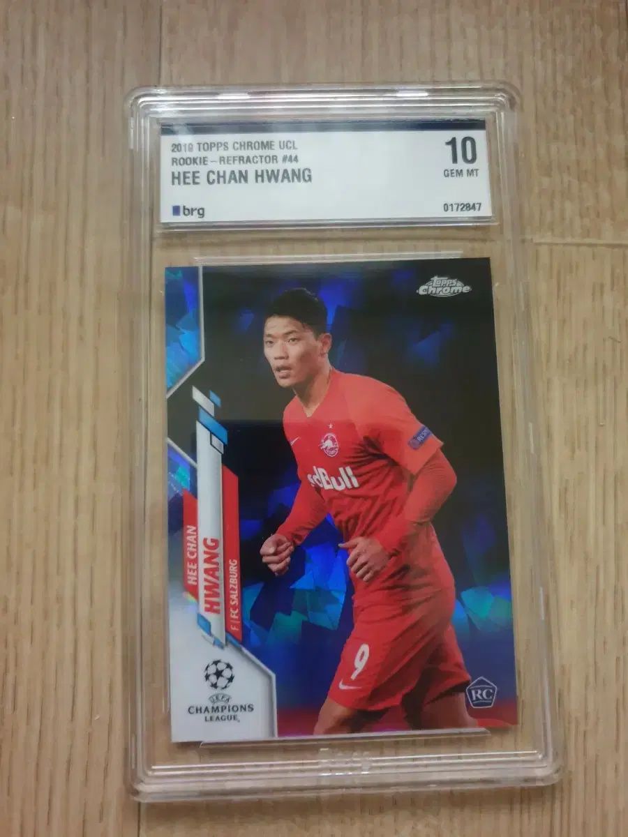 【新作登場，限定セール】 BRG10 Hwang Hee-chan(ファン・ヒチャン) Topps Chrome ルーキー カード 記念グッズ