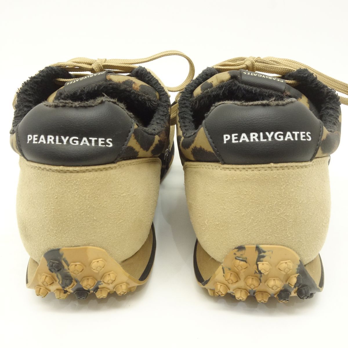 PEARLY GATES パーリーゲイツ メンズ ゴルフシューズ レオパード柄