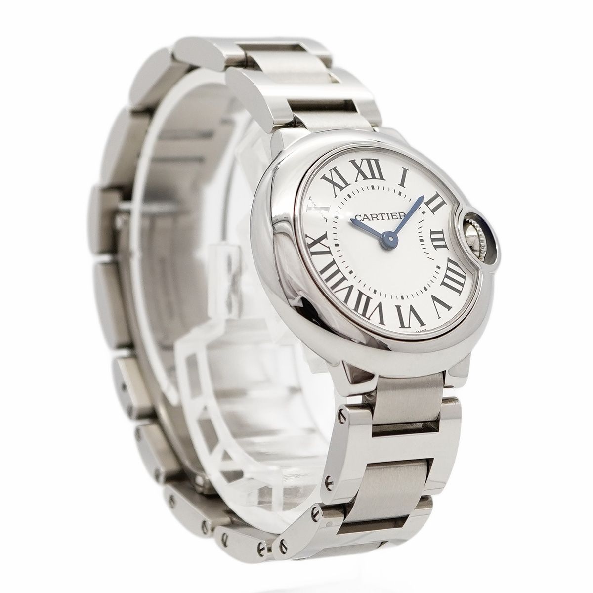 ☆SALE【5wwp0002】カルティエ バロンブルー W69010Z4 シルバー文字盤