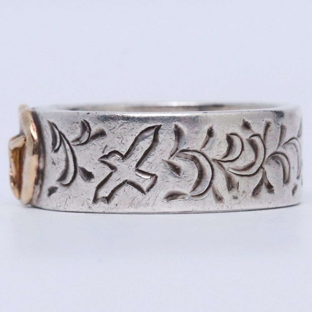 アラベスク平打ちリング K