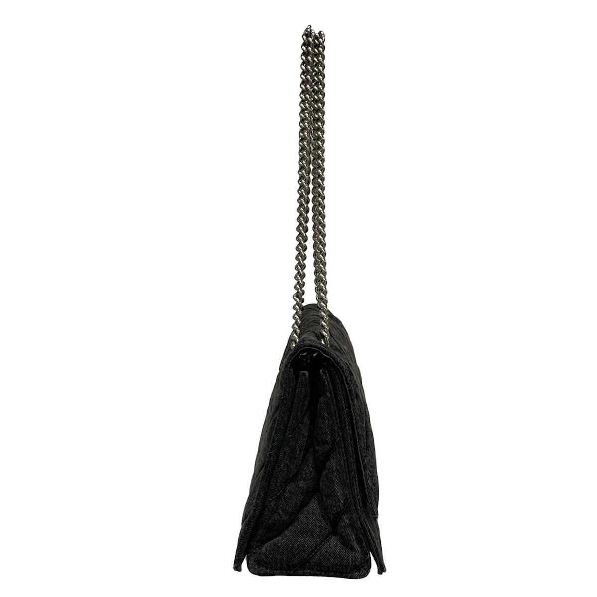 バレンシアガ ショルダーバッグ クラッシュ ミディアム 716393 黒 チェーンショルダー キルティング