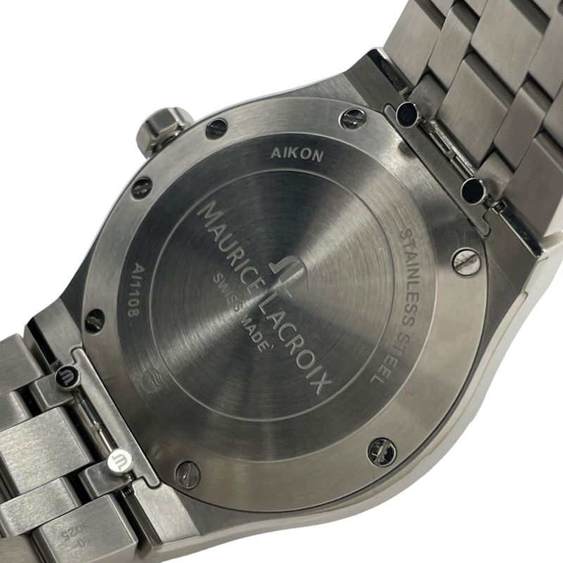 モーリス ラクロア MAURICE LACROIX アイコン クォーツデイト40 mm AI 1108-SS 002-430-1 ブルー SS クオーツ メンズ 腕時計