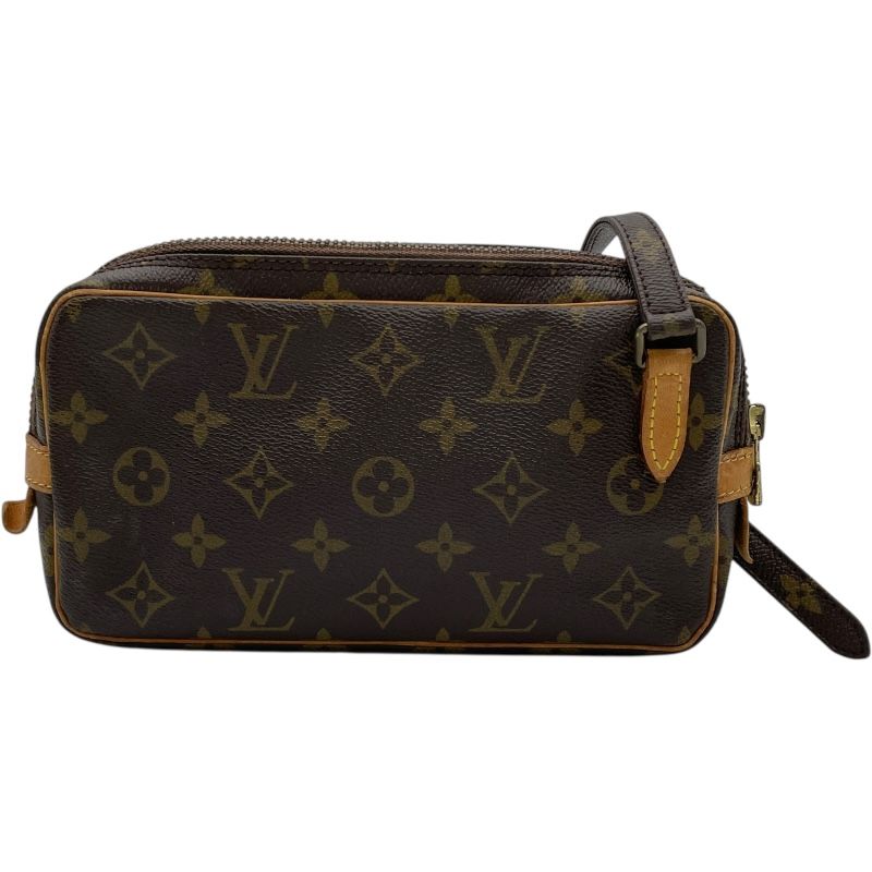 ルイ ヴィトン LOUIS VUITTON ポシェット マルリーバンドリエール M 51828 ブラウン モノグラム レディース ショルダーバッグ