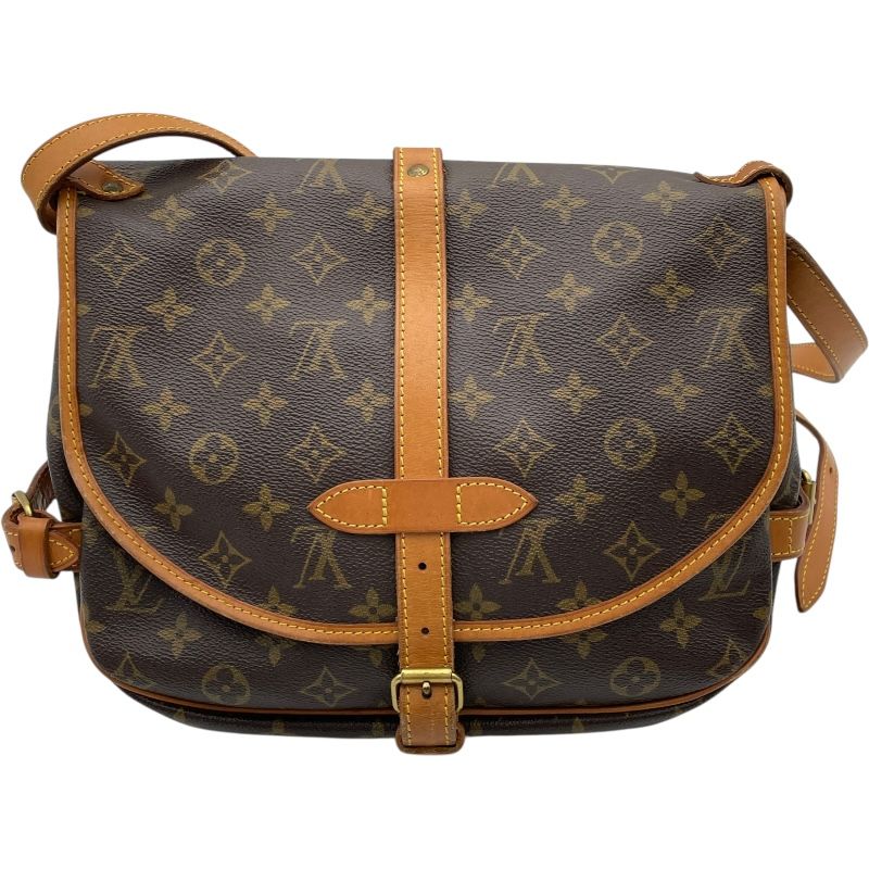 ルイ ヴィトン LOUIS VUITTON ソミュール30 M 42256 ブラウン モノグラム レディース ショルダーバッグ