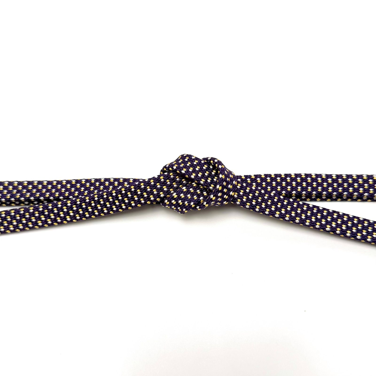 帯締め 東内記ドット 扇房 手組み 藤三郎紐 × 渡敬 0295