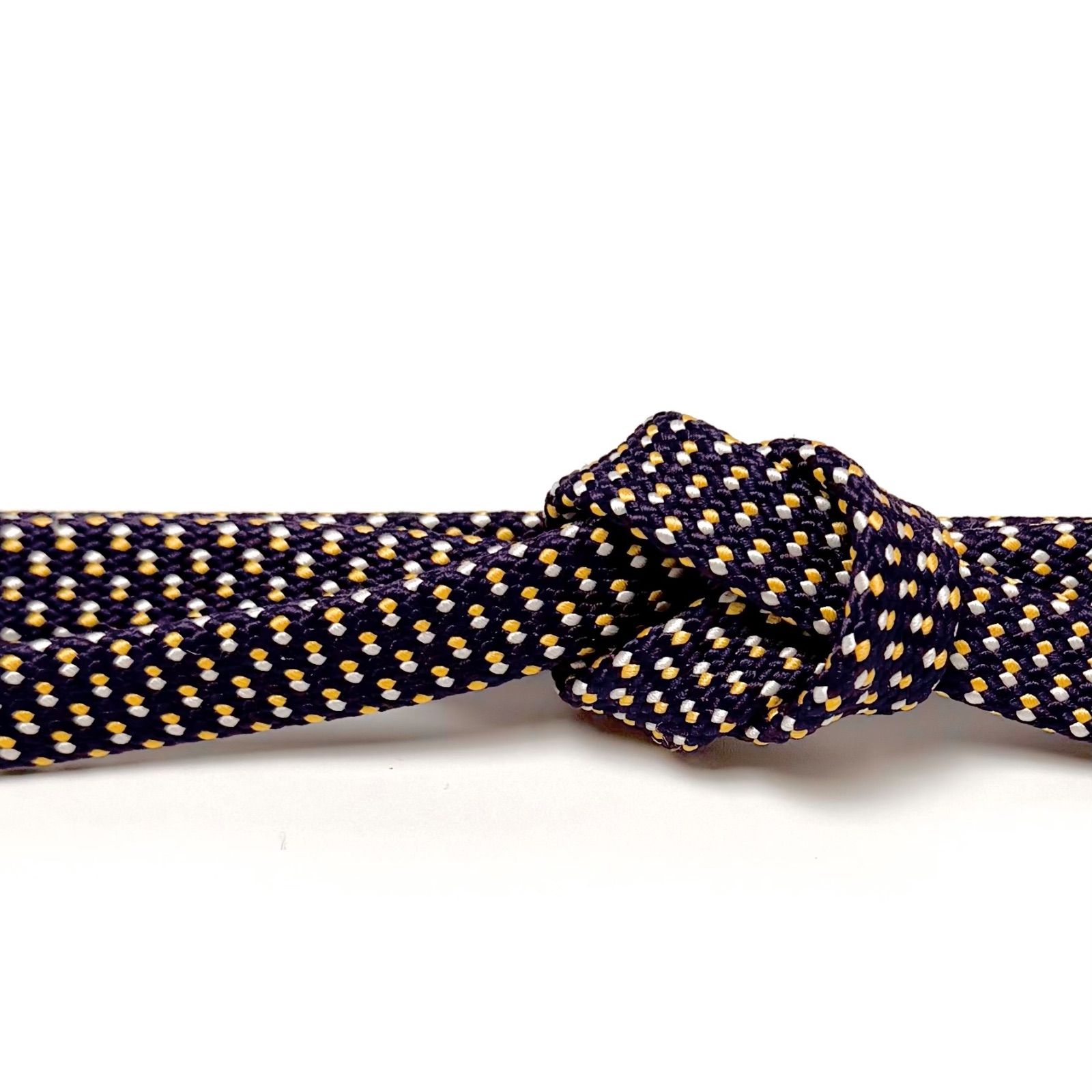 帯締め 東内記ドット 扇房 手組み 藤三郎紐 × 渡敬 0295