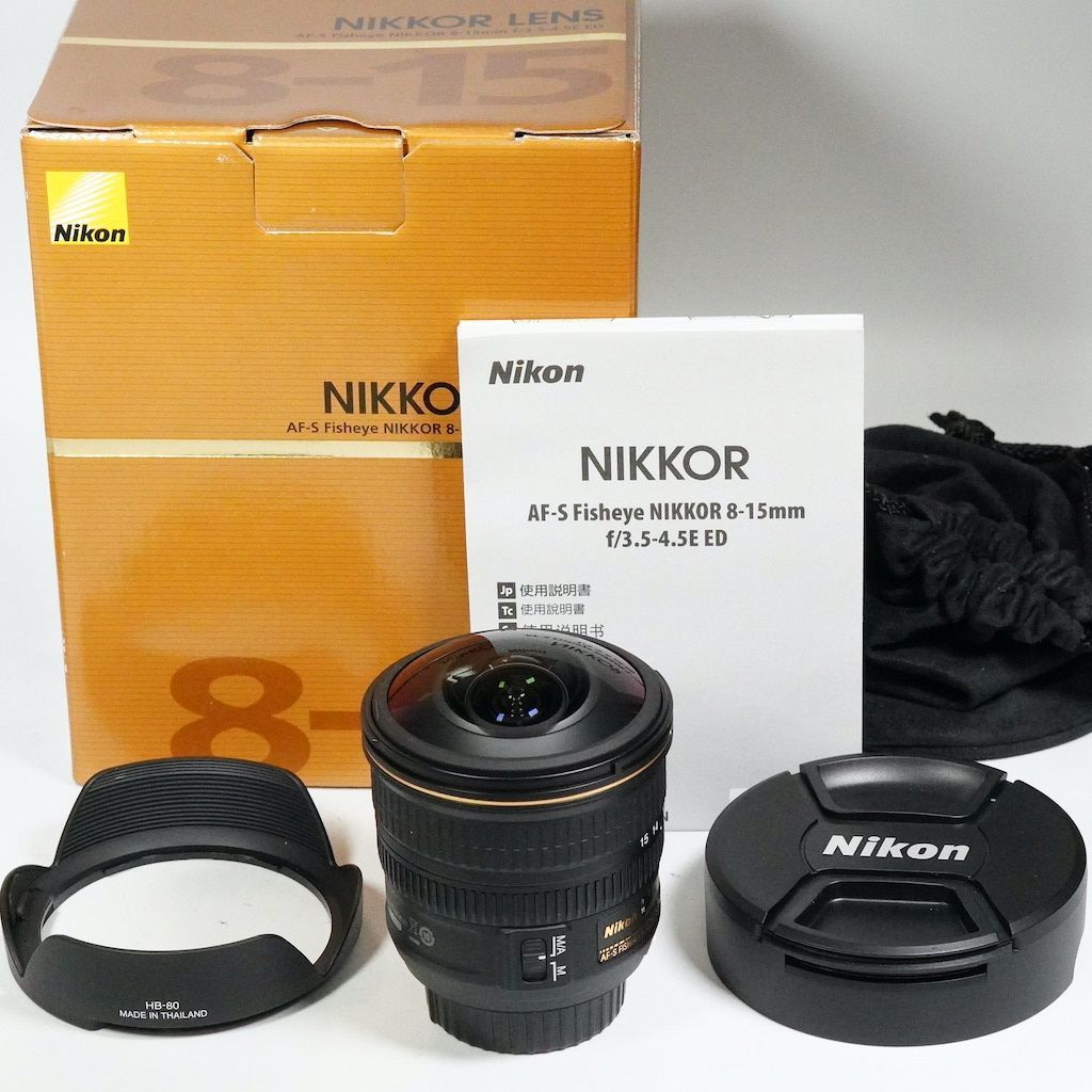 Nikon ニコン AF-S Fisheye 8-15 mm F 3.5-4.5 E ED 元箱 返金保証 2488