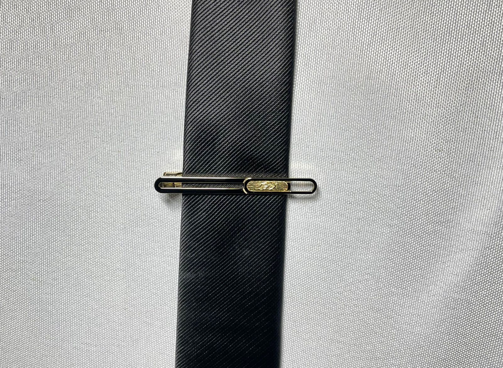 ゴールドメタリックネクタイピン タイピン