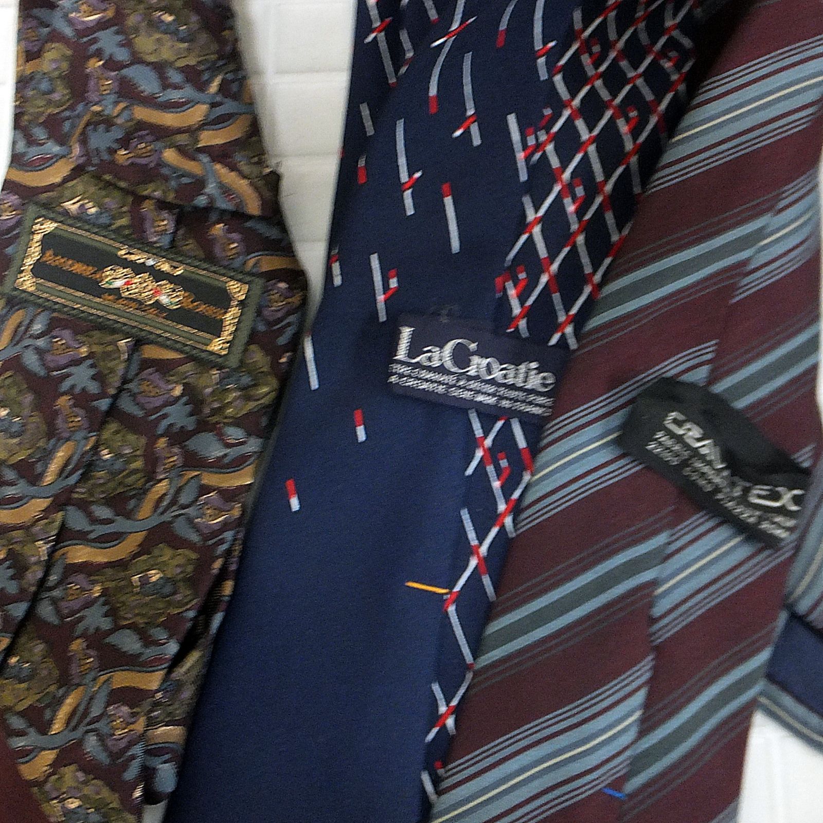 R685【特価】高級ネクタイ 10点 まとめ売り ブランド各種 ①/ 5 2024