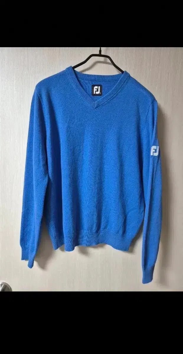 FootJoy FJ ブルー Vネック ニット