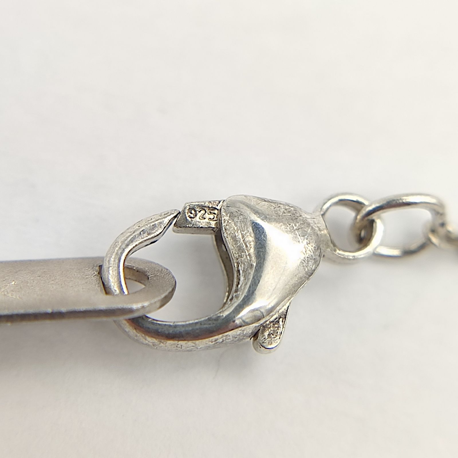美品】カルバンクライン CK ジルコニアデザインネックレス シルバー925 