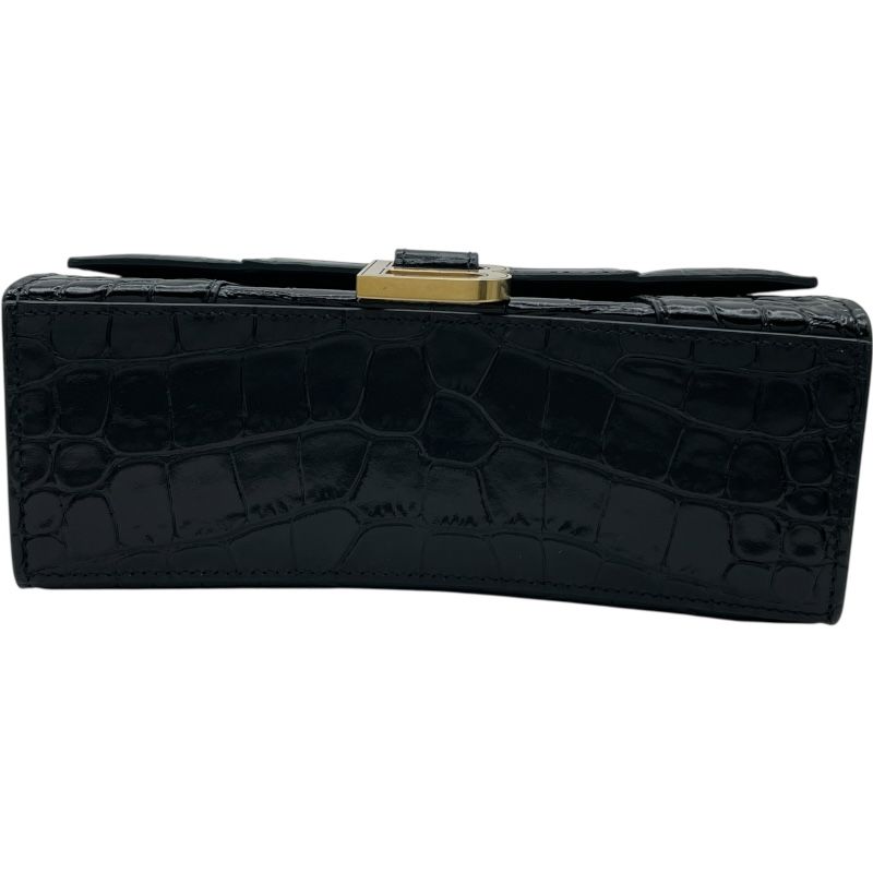 最終値下！バレンシアガ 592833 XS アワーグラス クロコ 2WAYバッグ アワーグラスXS | 592833 | ハンドバッグ | 型押しレザー | 中古AB品