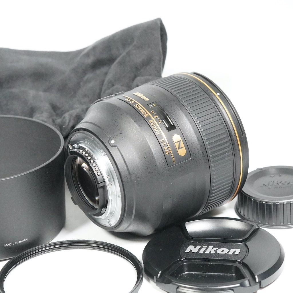 Nikon ニコン AF S NIKKOR 85 mm F 1 4 G ケース付 返金保証 2490