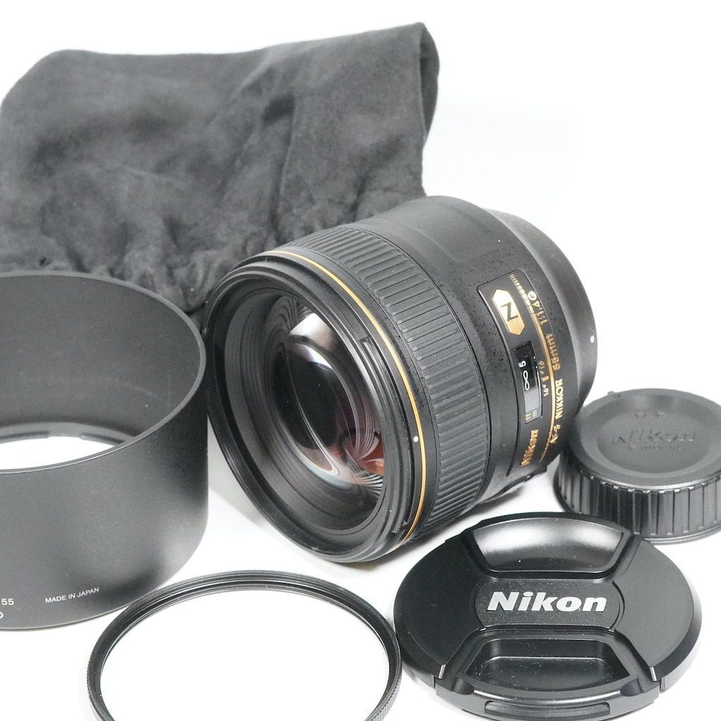Nikon ニコン AF S NIKKOR 85 mm F 1 4 G ケース付 返金保証 2490