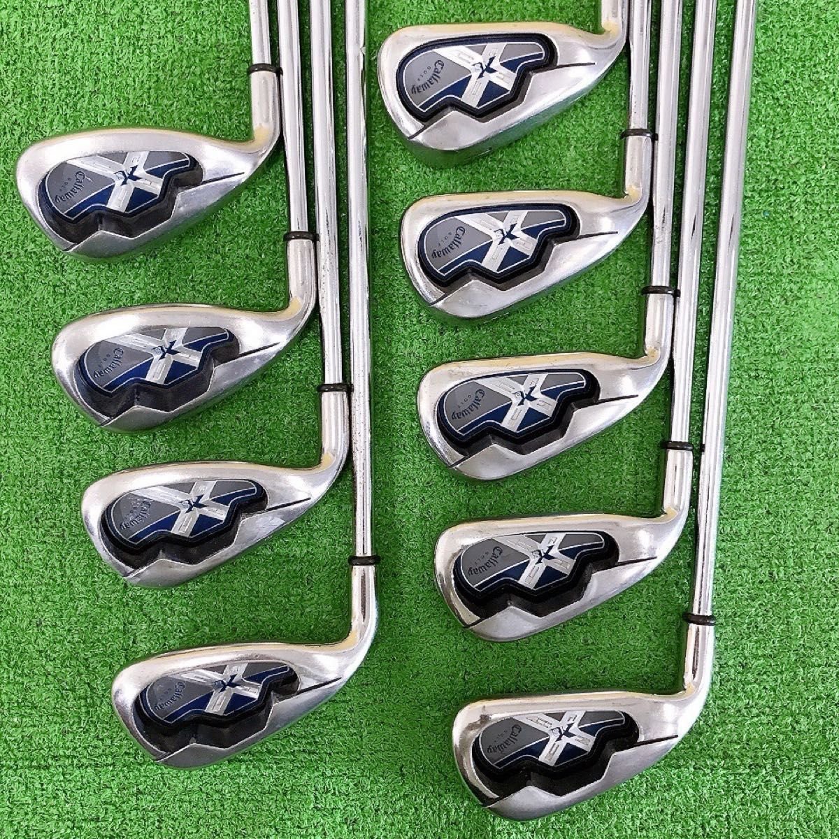 ツ68レフティ キャロウェイ X-18 9本アイアンセット Callaway左利き用