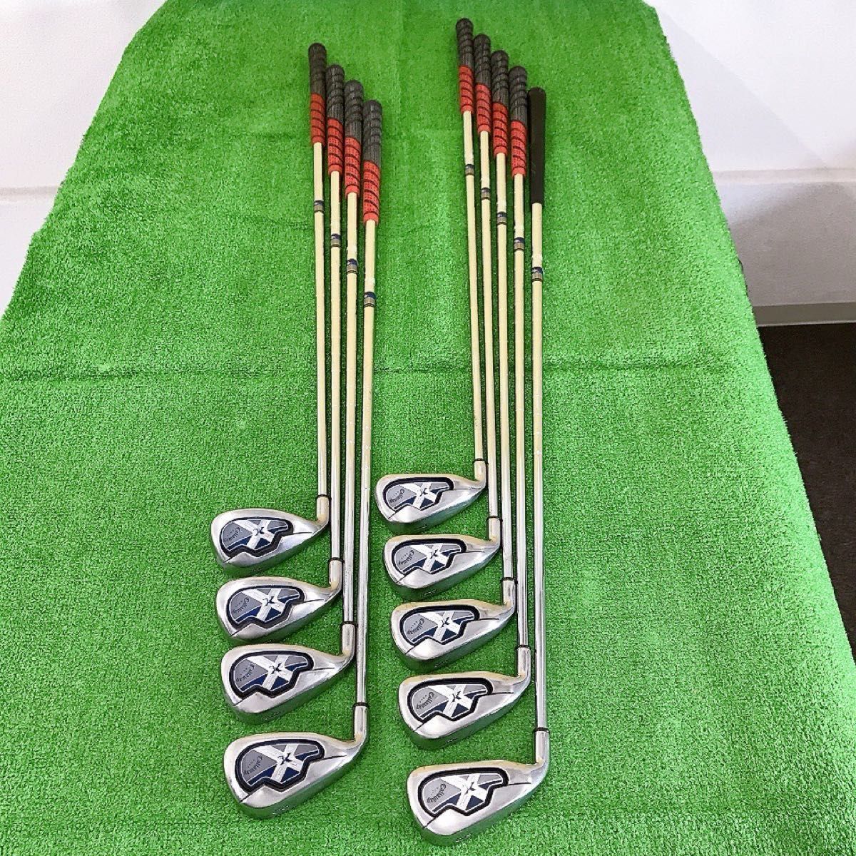 ツ68レフティ キャロウェイ X-18 9本アイアンセット Callaway左利き用
