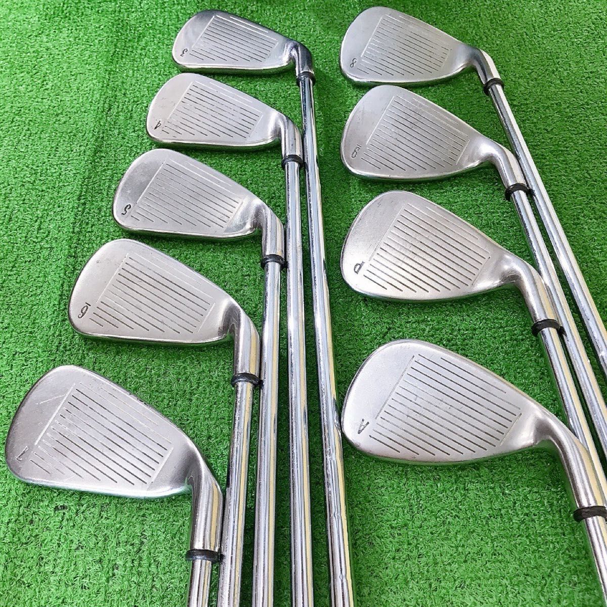 ツ68レフティ キャロウェイ X-18 9本アイアンセット Callaway左利き用