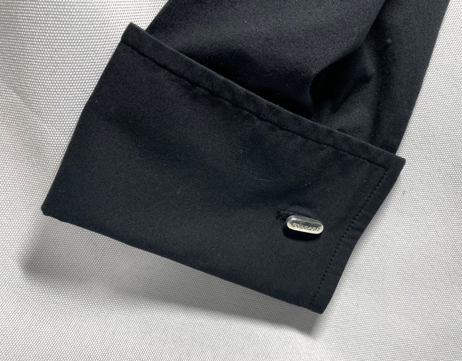 スターリングシルバー オーバルカフス