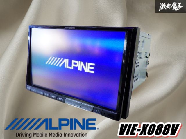保証付】 ALPINE アルパイン 汎用 HDD ナビ カーナビ VIE-X088V CD DVD