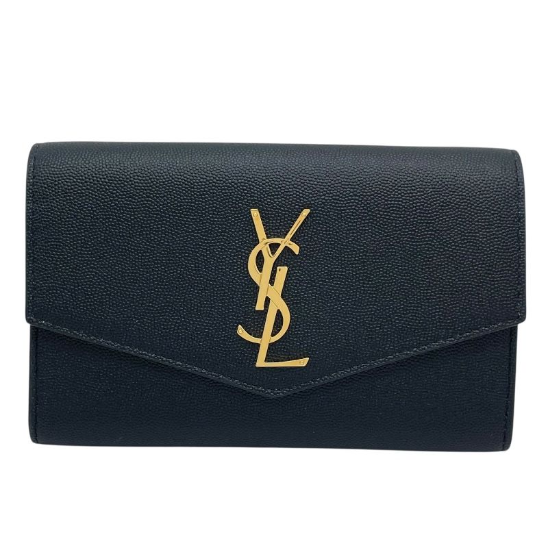 サンローラン SAINT LAURENT カサンドラ チェーンショルダー 607788 ブラック GD金具 キャビア レディース ショルダーバッグ