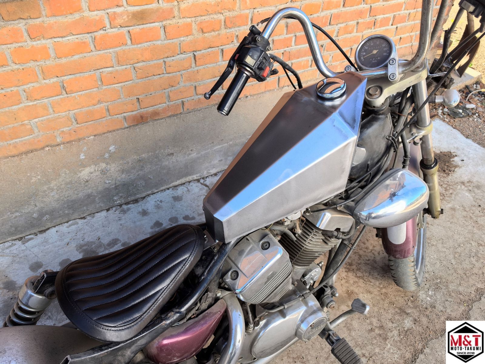 T-179 7L YAMAHA ヤマハ ビラーゴXV250用 コフィンタンク ワンオフ