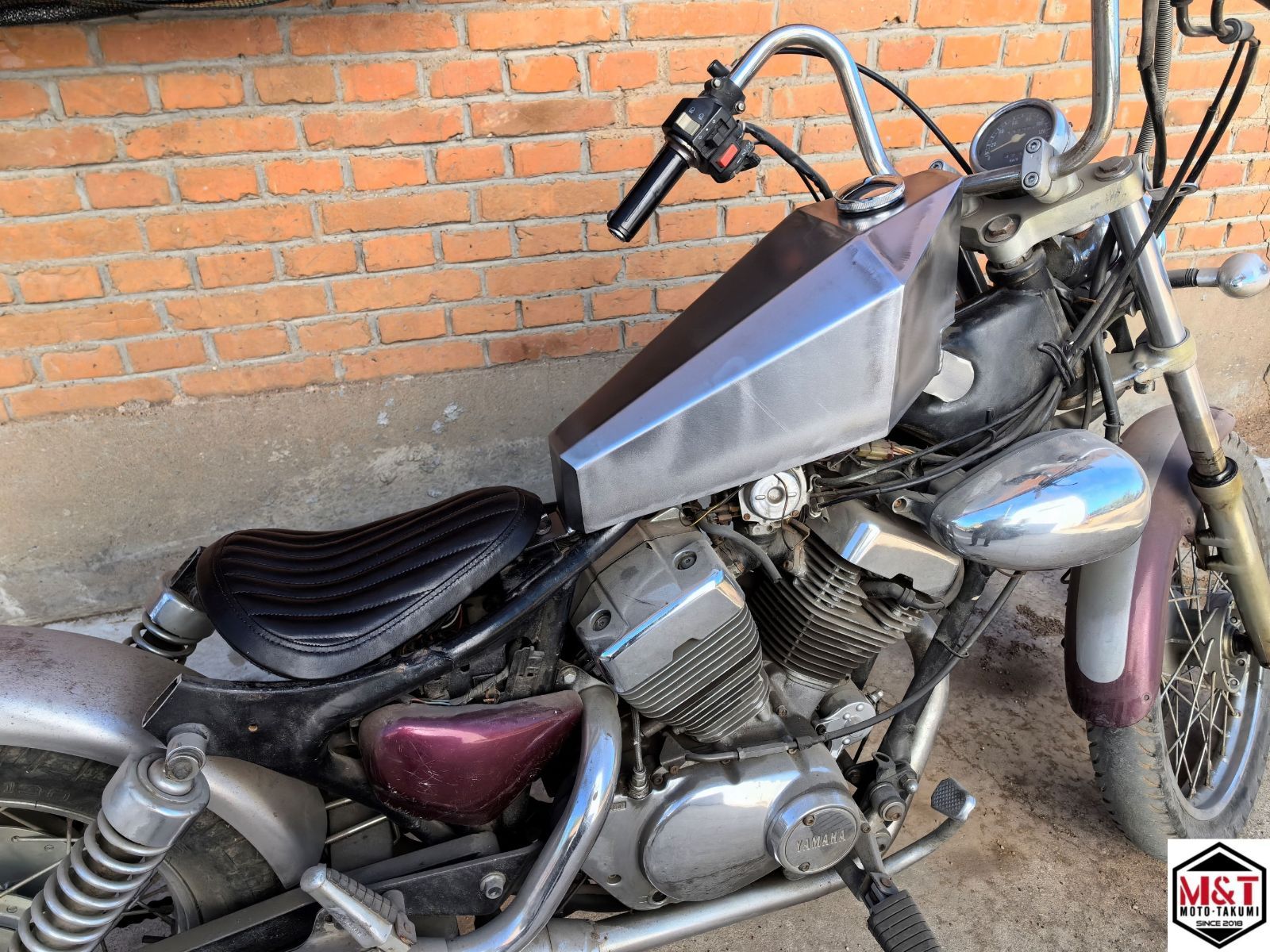 コフィンタンク　塗装無し T-179 7L YAMAHA ヤマハ ビラーゴXV250用 コフィンタンク ワンオフ