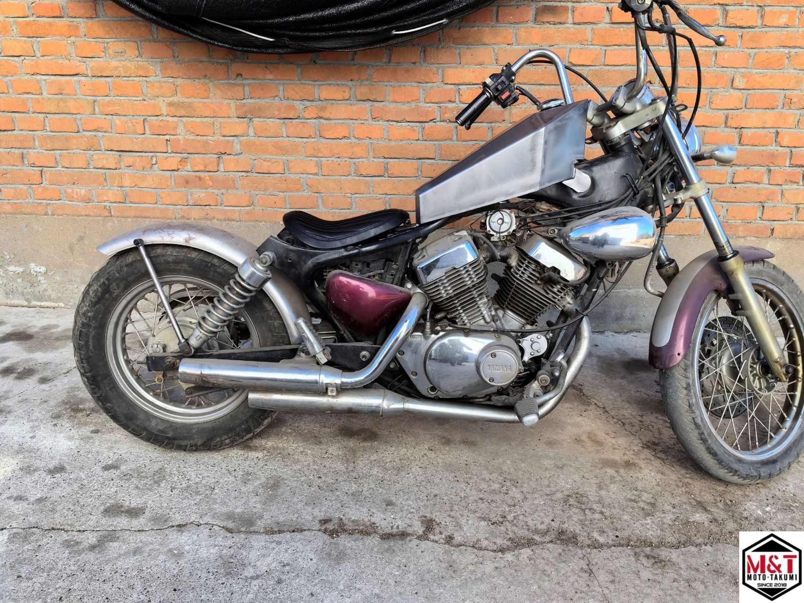 T-179 7L YAMAHA ヤマハ ビラーゴXV250用 コフィンタンク ワンオフ