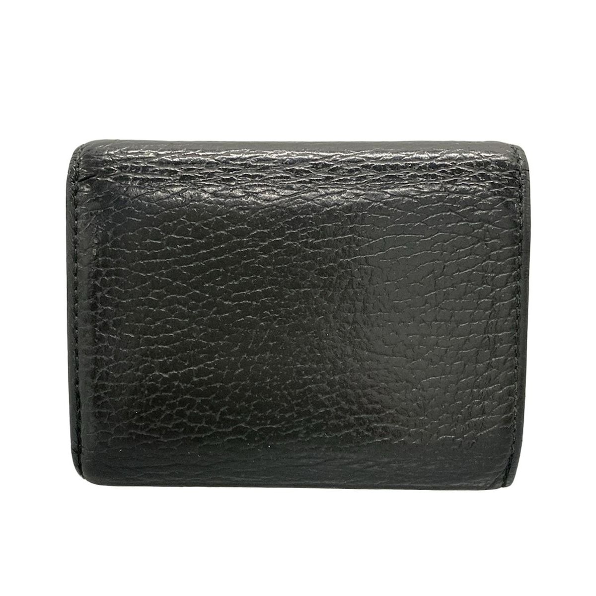 JIMMY CHOO ジミーチュウ 3つ折り財布 ネモ 黒 型押し加工 スター レザー