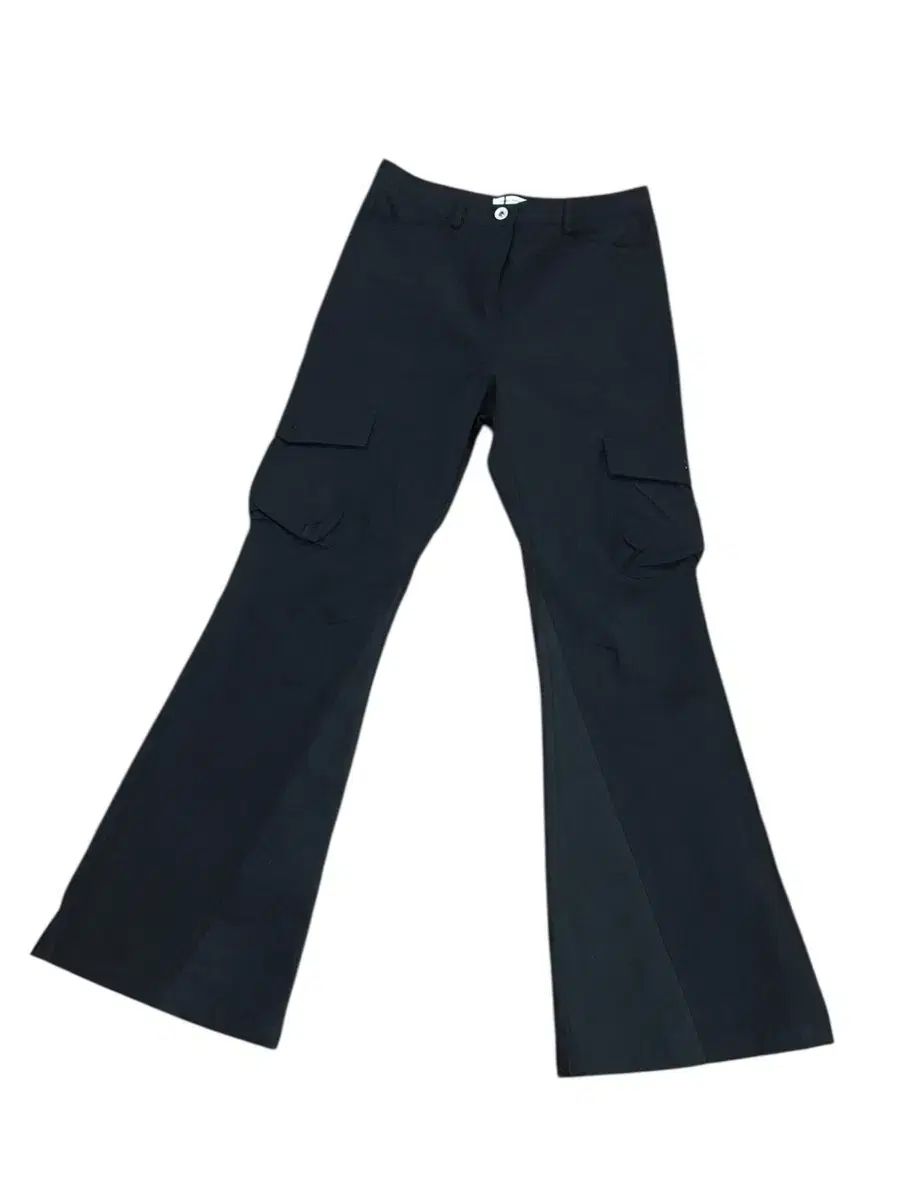 ミセキSEOUL ソウル カーゴ ブーツカット パンツ ブラック サイズ1
