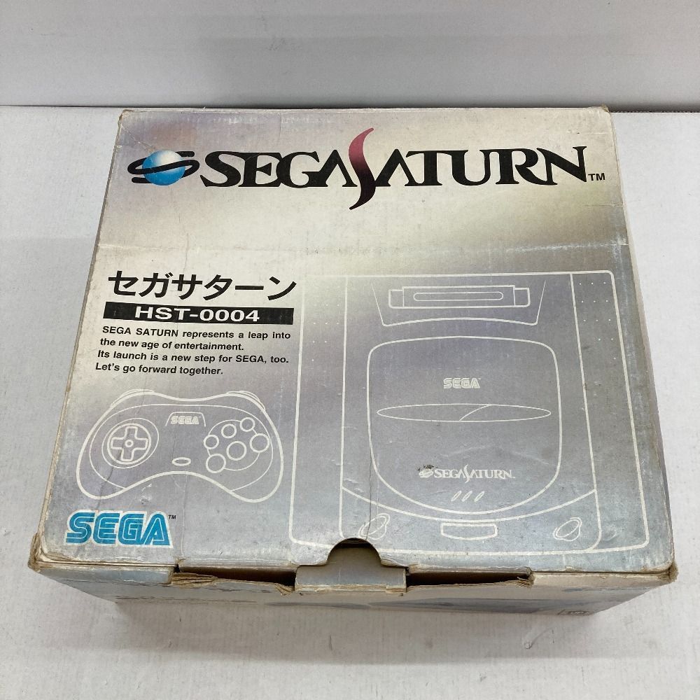MO-00321 SEGA SATURN セガサターン 本体 HST-0004 グレー ゲームハード 箱あり 品