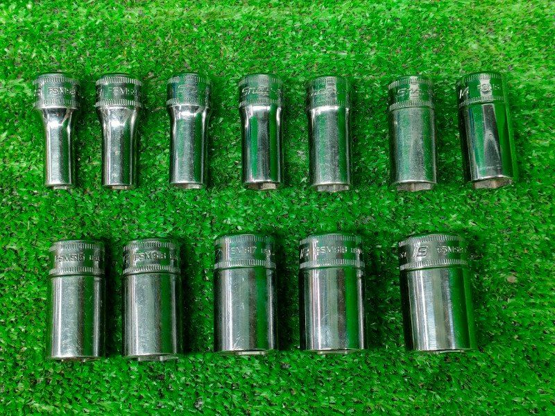 Snap-on スナップオン 3 8インチ セミディープソケット FSMS 8 9 10 11 12 13 14 15 16 17 18 19 ソケットレンチ 12点セット