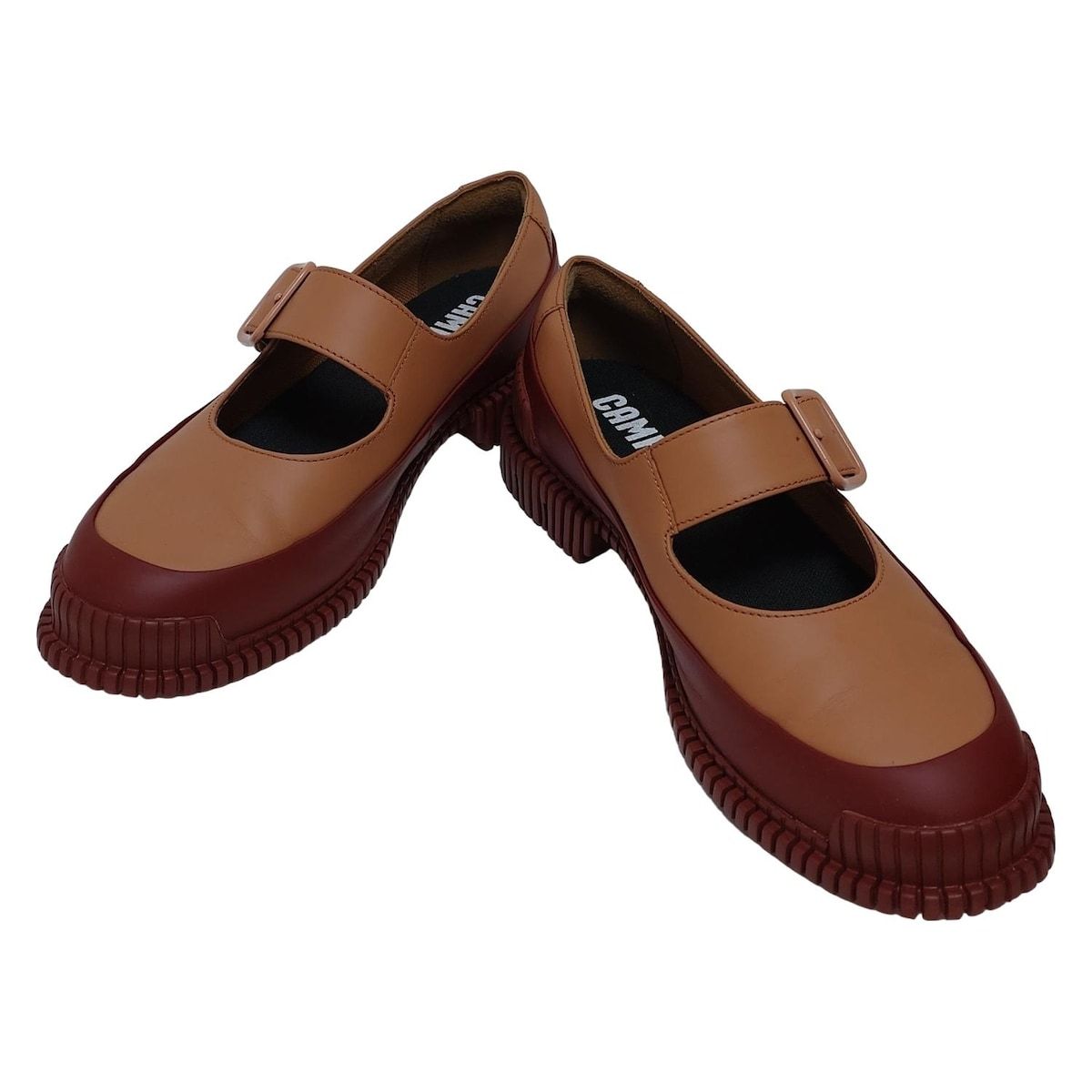 CAMPER カンペール シューズ 39 レディース - ベージュ×ブラウン レザー