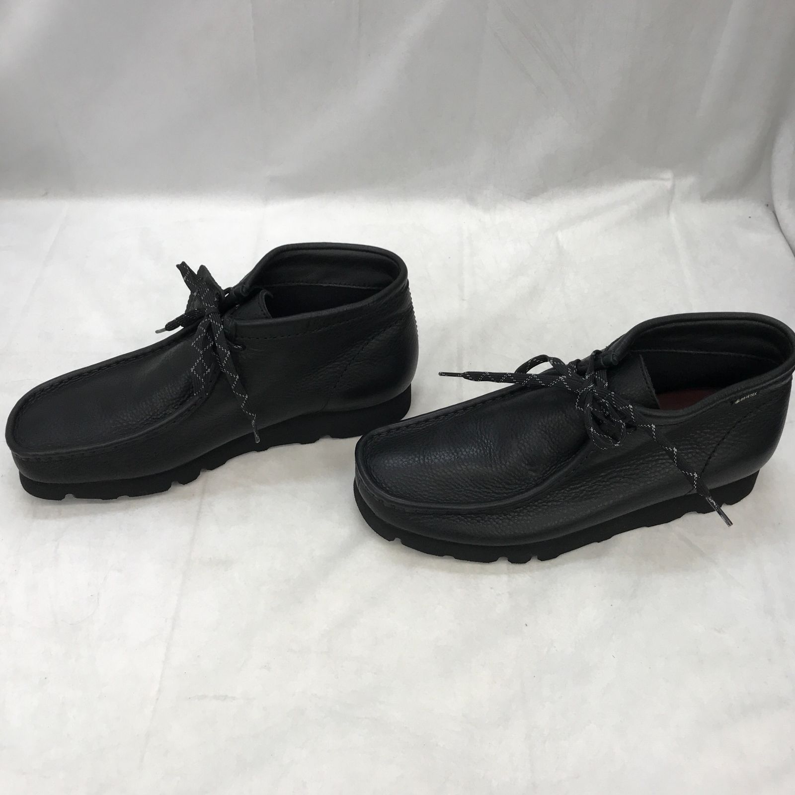 CLARKS WallabeeGTX メンズ ワラビーゴアテックス ブラック ブラックレザー UK 10 US 11 28 cm 黒 靴
