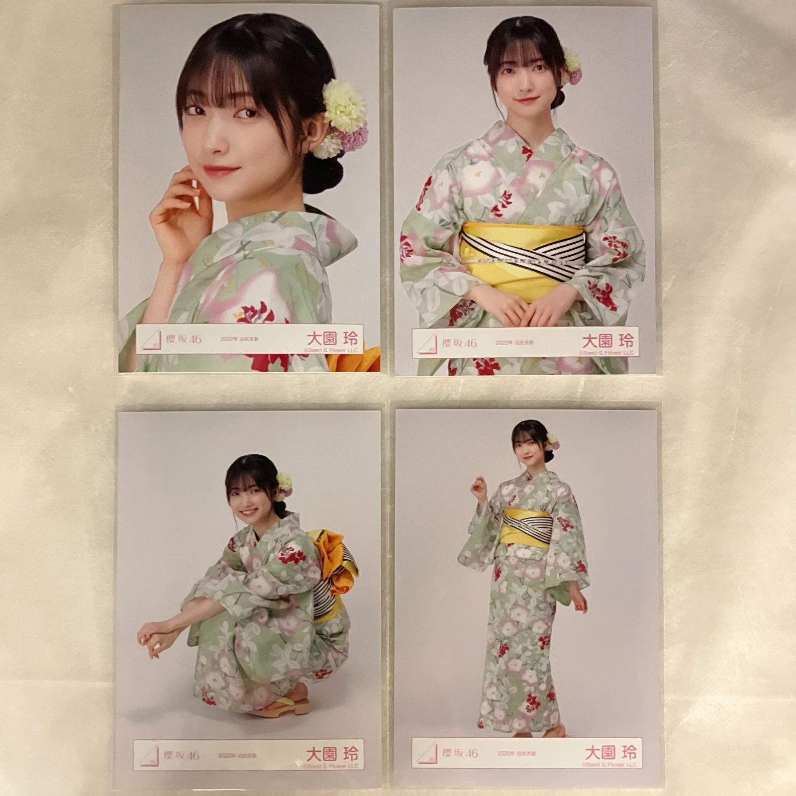櫻坂46 大園玲 生写真 櫻坂46 大園玲 生写真 コンプ 5セット NLQ147P f115 - メルカリ