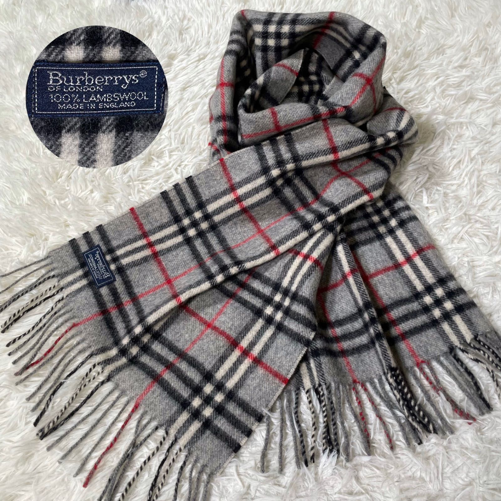 BURBERRY バーバリーノバチェックマフラー ストール ショール スカーフ