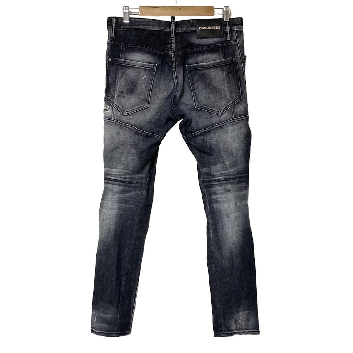 DSQUARED2(ディースクエアード) ジーンズ サイズ46 S メンズ - 黒×白 