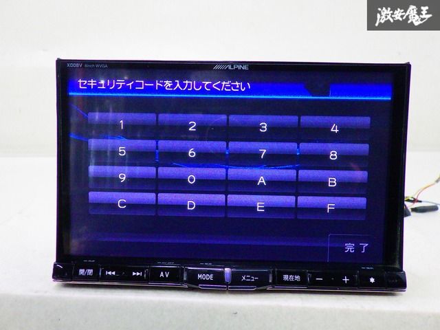 通電のみOK！】 ALPINE アルパイン 8インチ パーフェクトフィット