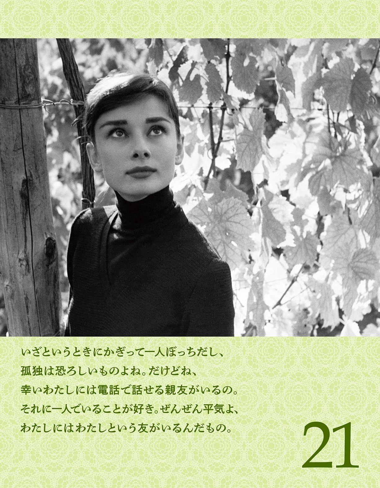 トライエックス(TRY-X) 万年日めくり オードリー・ヘプバーン2 自分