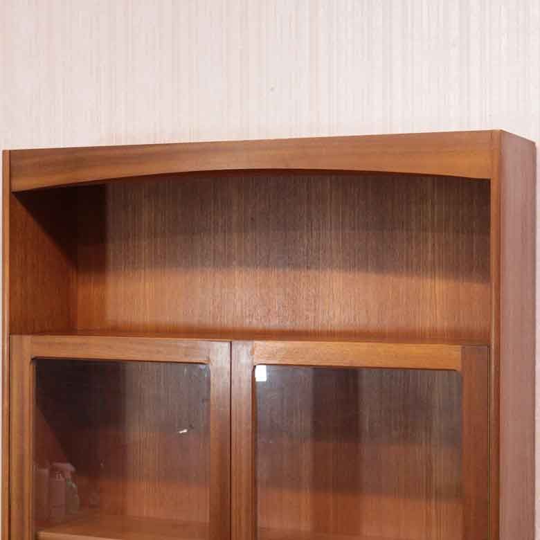 ユニットキャビネット ネイサン ガラス戸 イギリス チーク 完成品 NATHAN ユニットキャビネット ネイサン ガラス戸 イギリス チーク 完成品