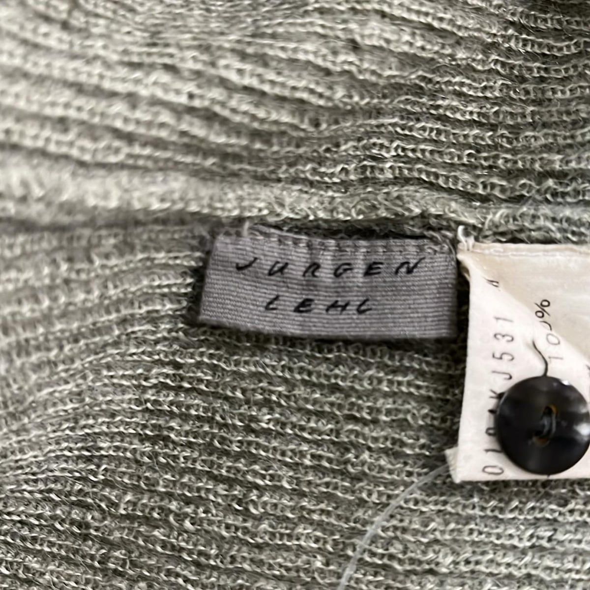 【未使用】JURGEN LEHL ヨーガンレール　カーディガン　サイズM JURGEN LEHL(ヨーガンレール) カーディガン サイズM レディース美品