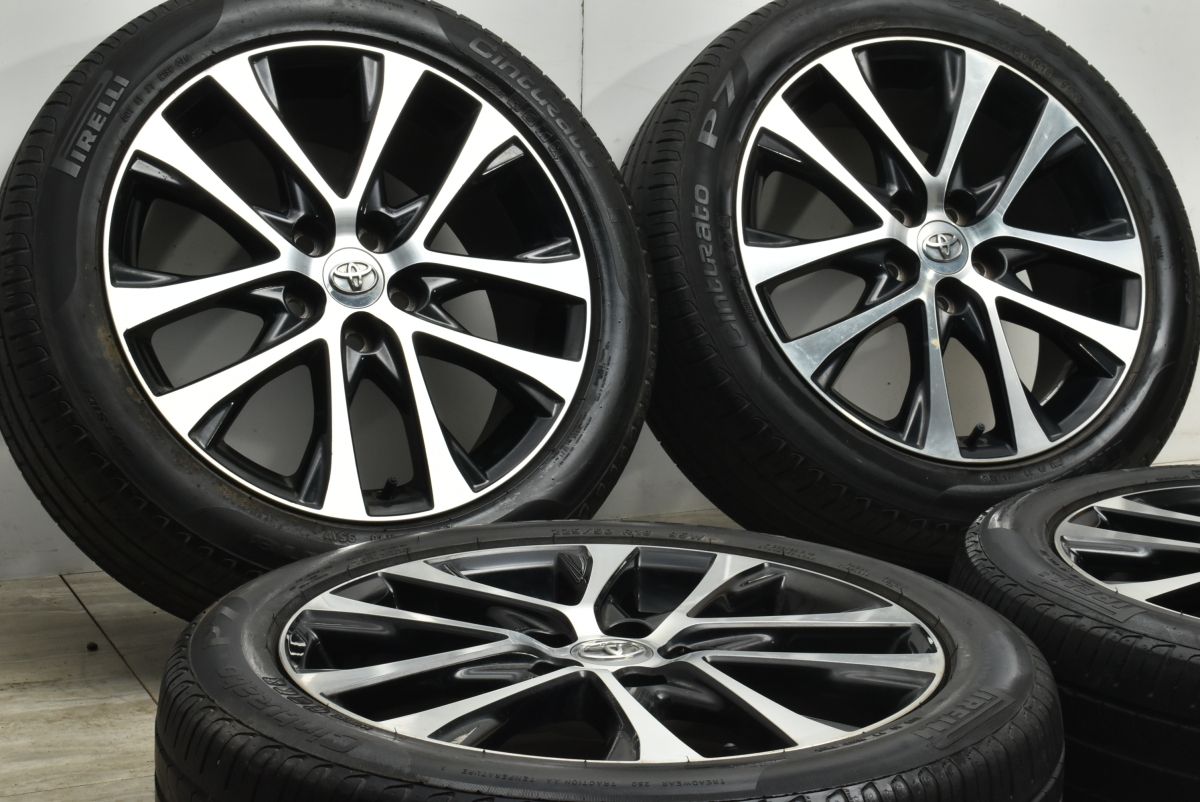 交換用に トヨタ 50 エスティマ 18 in 7 J 51 PCD 114 3 ピレリ チントゥラート P 225 R ノーマル戻し ホイールのみ販売