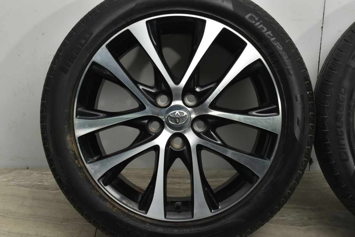  交換用に トヨタ 50 エスティマ 18 in 7 J 51 PCD 114 3 ピレリ チントゥラート P 225 R ノーマル戻し ホイールのみ販売 18インチ タイヤ ホイールセット