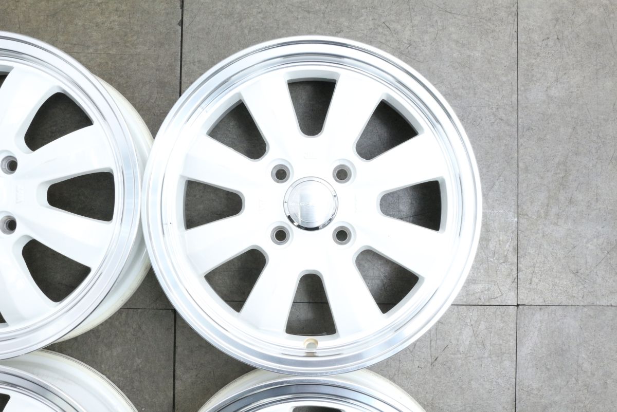  軽自動車サイズ WEDS GYRAFT 8 S 14 in 4 5 J 45 PCD 100 4本 N BOX ONE WGN デイズ ルークス ワゴンR アルト タント ムーヴ ウェイク 14インチ ホイール