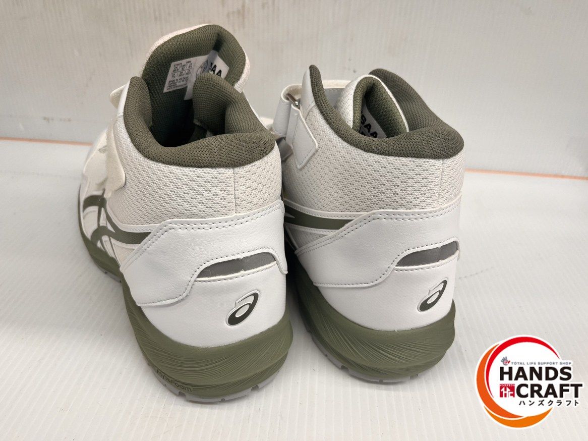  アシックス asics 安全靴 26.0 cm WINJOB CP 216 ホワイト×ライケングリーン ウィンジョブ 作業靴 その他 電動工具 エア工具