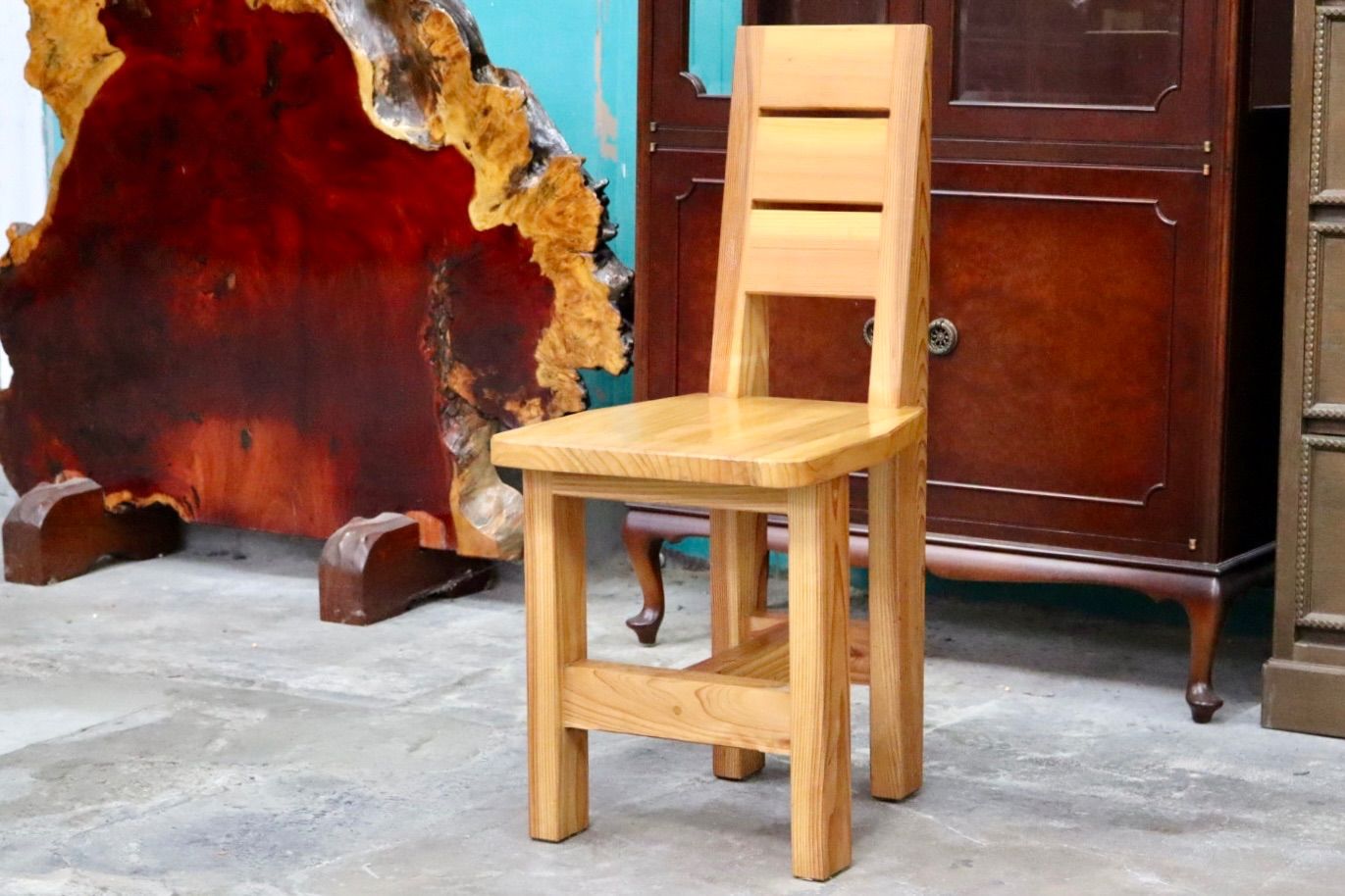 2脚 購入 昭和レトロ ポップ 花柄 折りたたみ座椅子 チェア