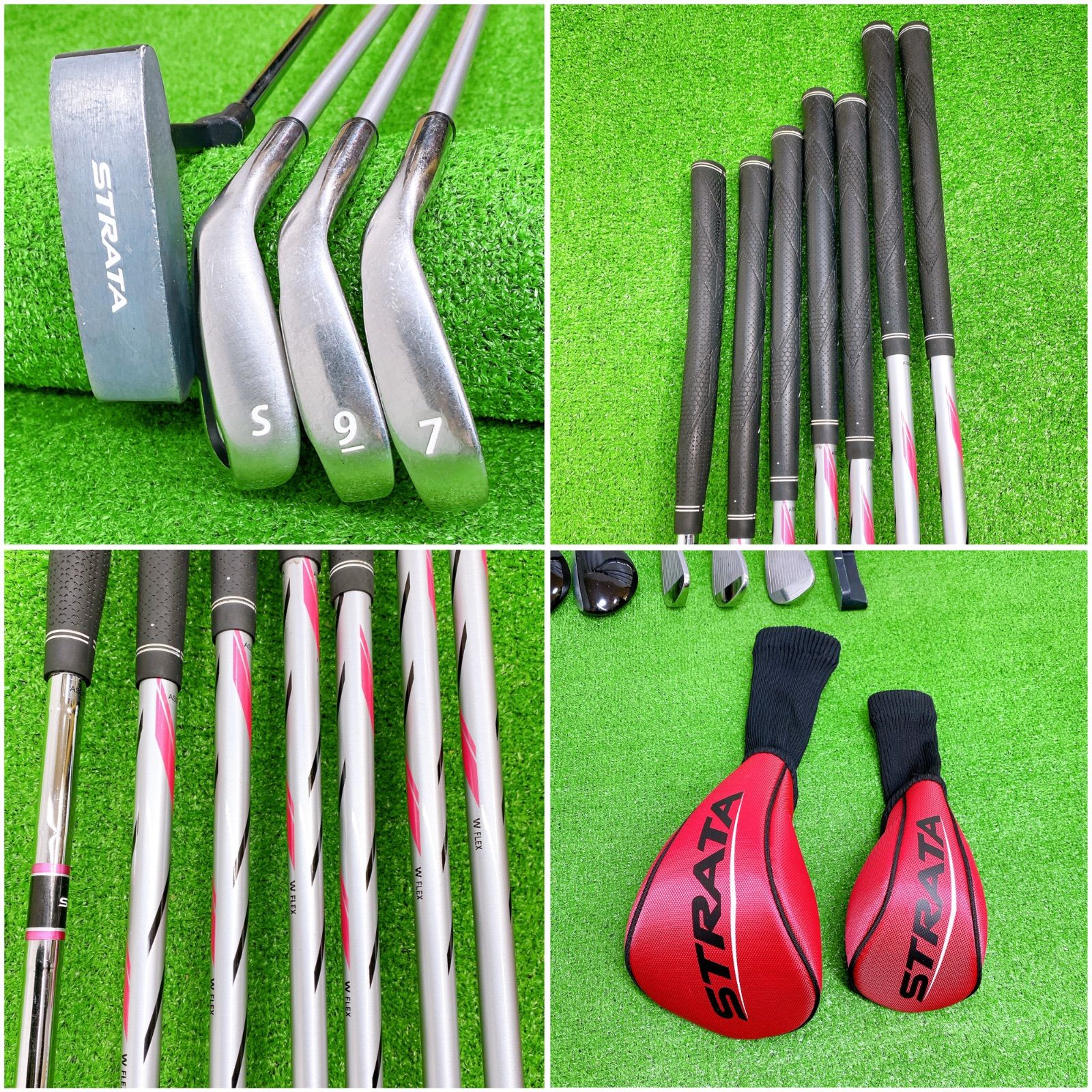 左/レフティ】キャロウェイ ストラータ レディースクラブセット 7本 W