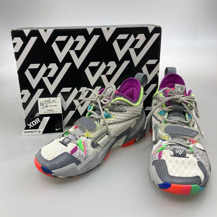 中古美品】NIKE ナイキ CD3002-100 JORDAN WHY NOT ZER0.3 PF 靴