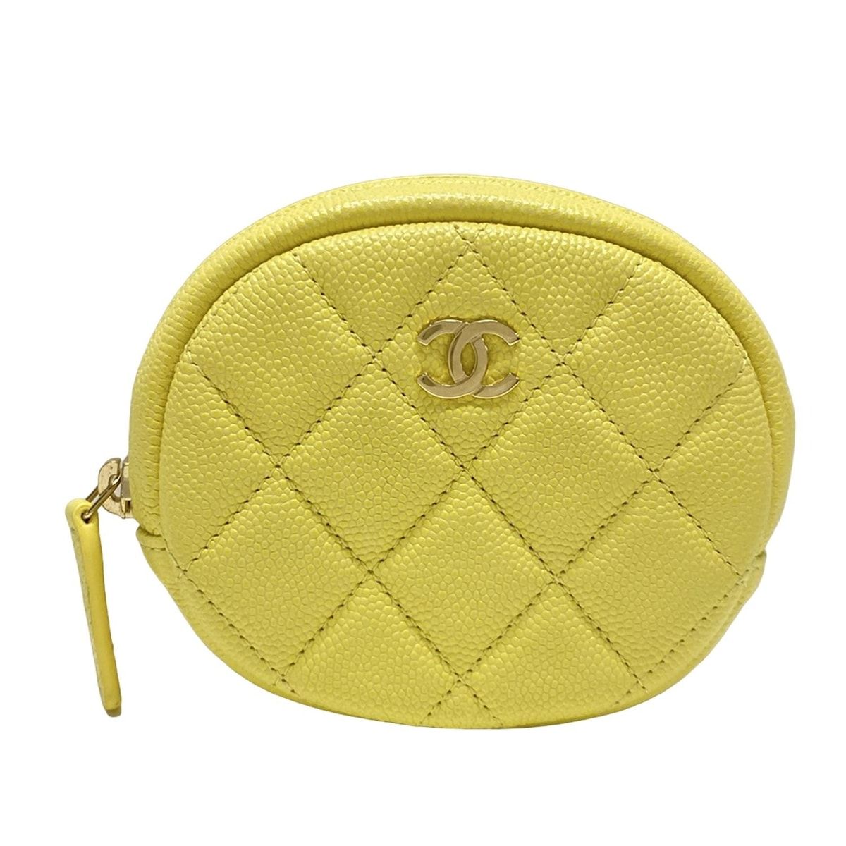 シャネル☆CHANEL クラシック パース／マトラッセゴールド美品！ CHANEL(シャネル) コインケース美品 クラシック ジップ コインパース