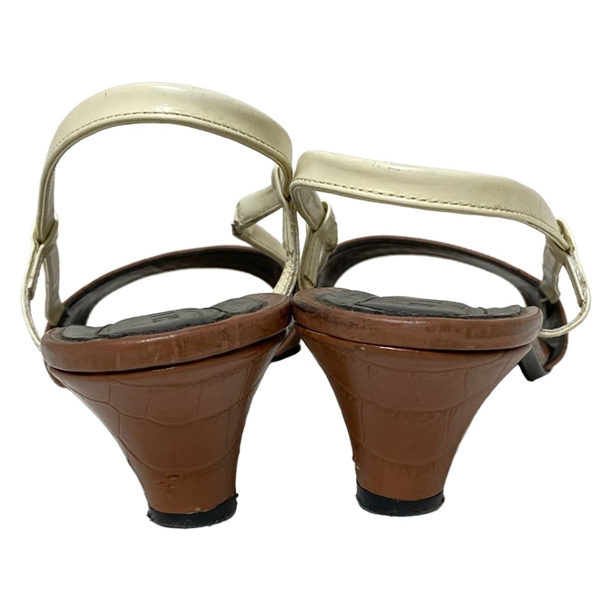 MARNI(マルニ) サンダル 40 レディース - ダークブラウン×アイボリー